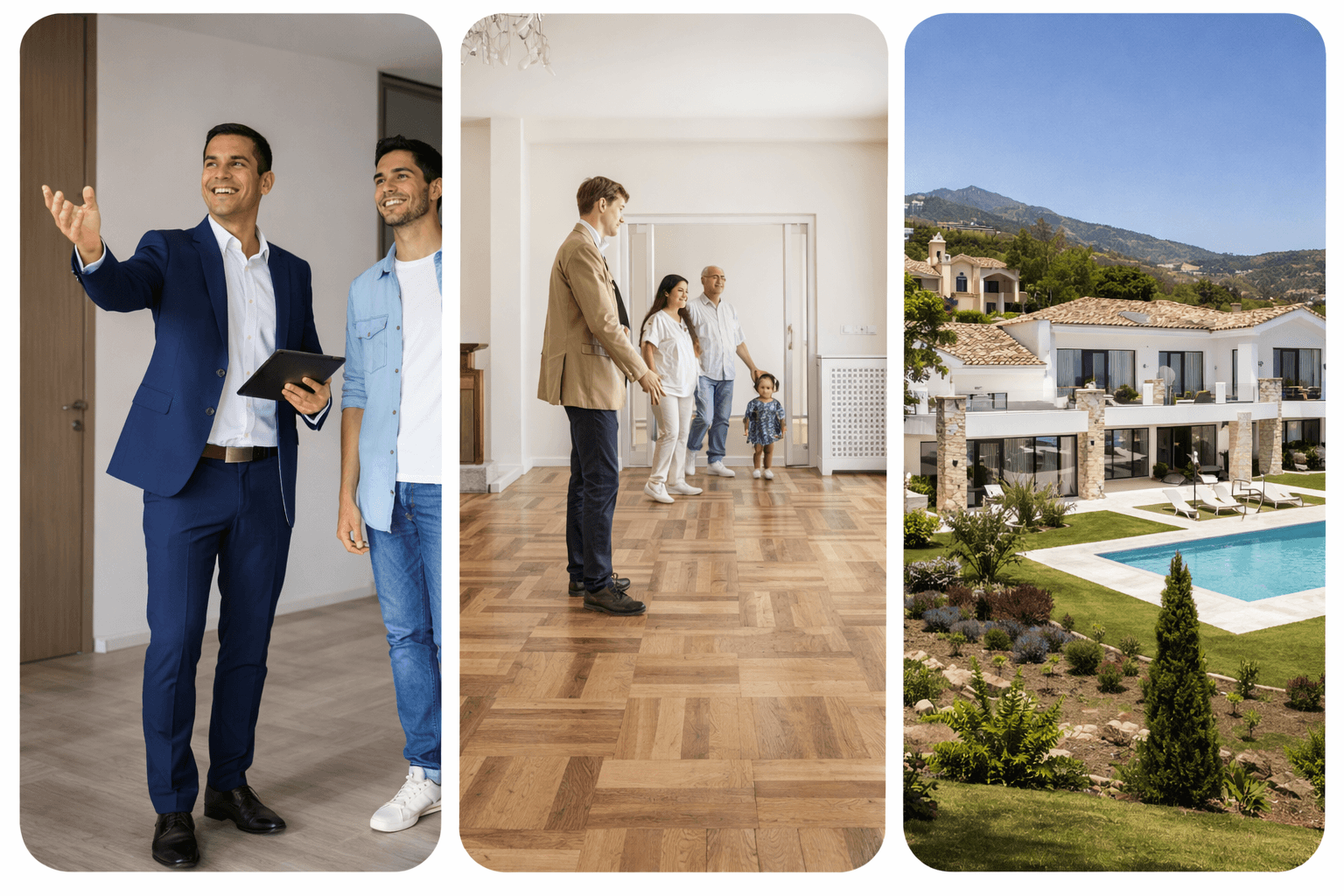 visita de vivienda con compradores torrelavega inmobiliaria