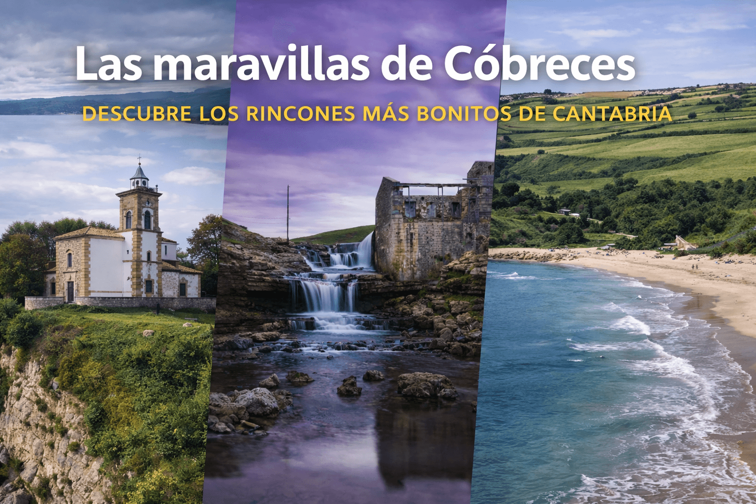Vender casa Cóbreces - iglesia de Santa Ana en el acantilado de Bolado, presa y playa de Luaña